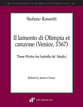 Il lamento di Olimpia et canzone (Venice, 1567) Study Scores sheet music cover